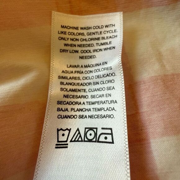 Scoop Bow Back Pastel Plaid Midi Dress Size 22 Soft Girl, Coastal - Picture 8 of 15